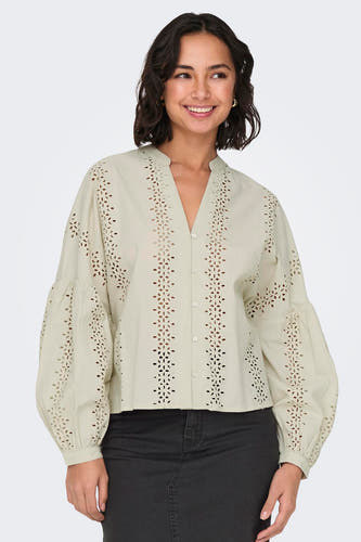 Blouse (lange mouwen) Ecru - ONLY®