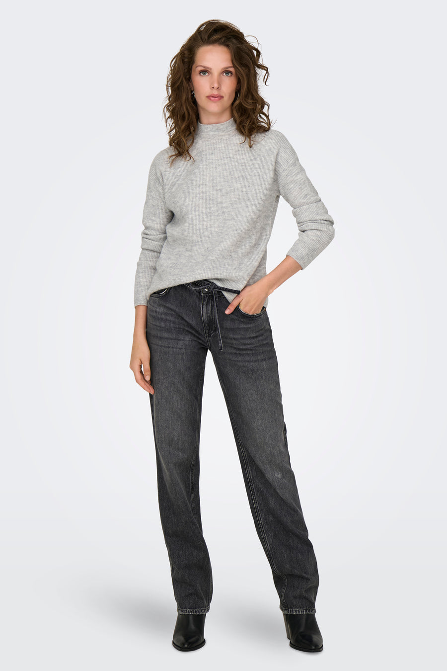 Jeans straight Dark grey denim - ONLY®