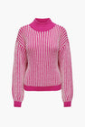 JDYALLY LIFE L/S HN STRUC PULLOVER KNT