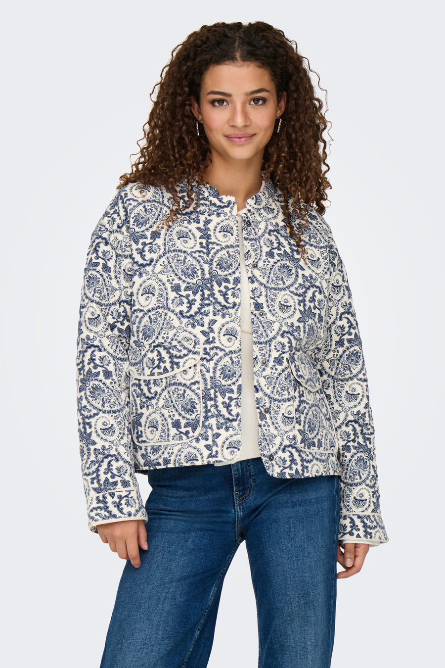 Korte jas Blauw - ONLY®