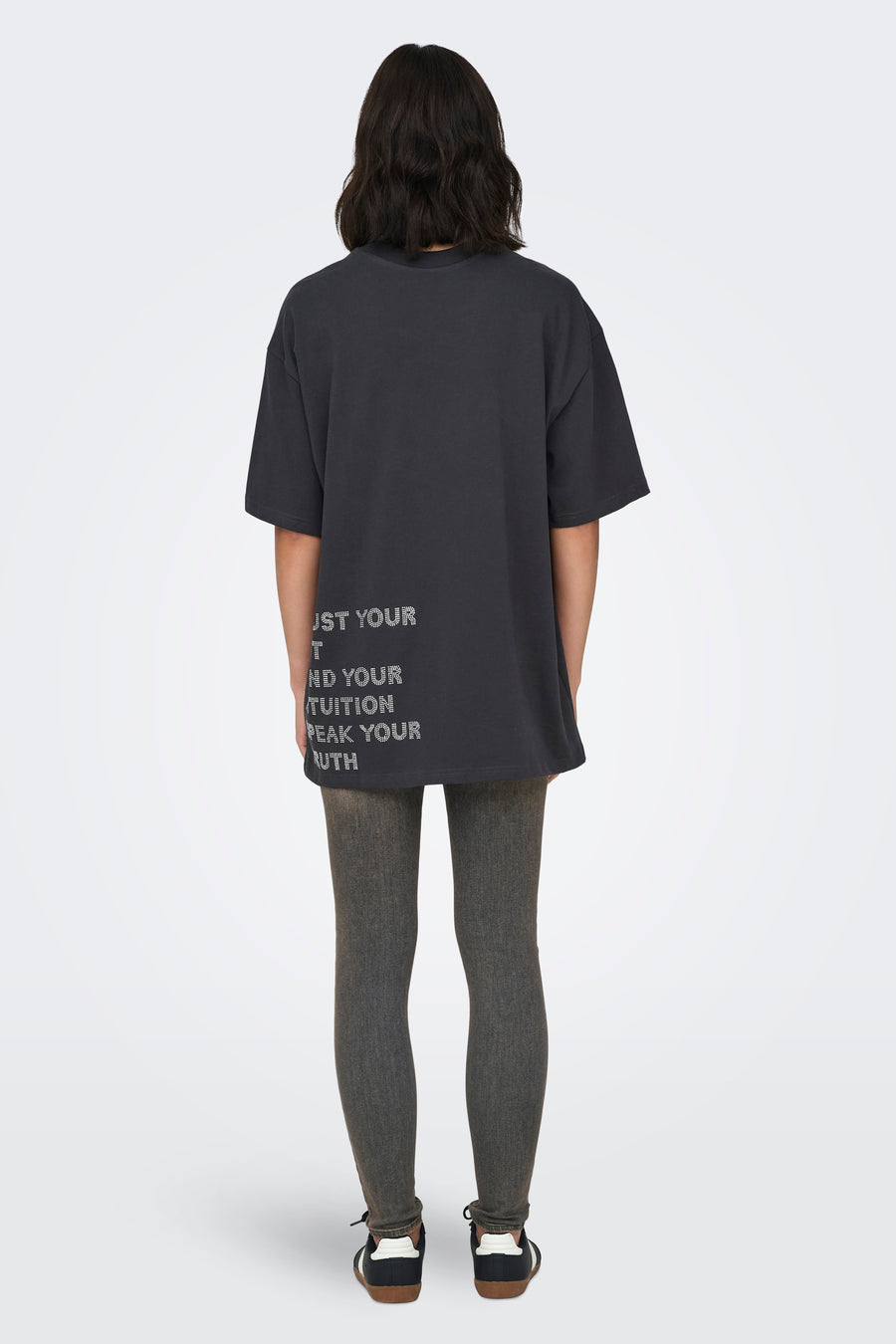 T-shirt (korte mouwen) Grijs - ONLY®