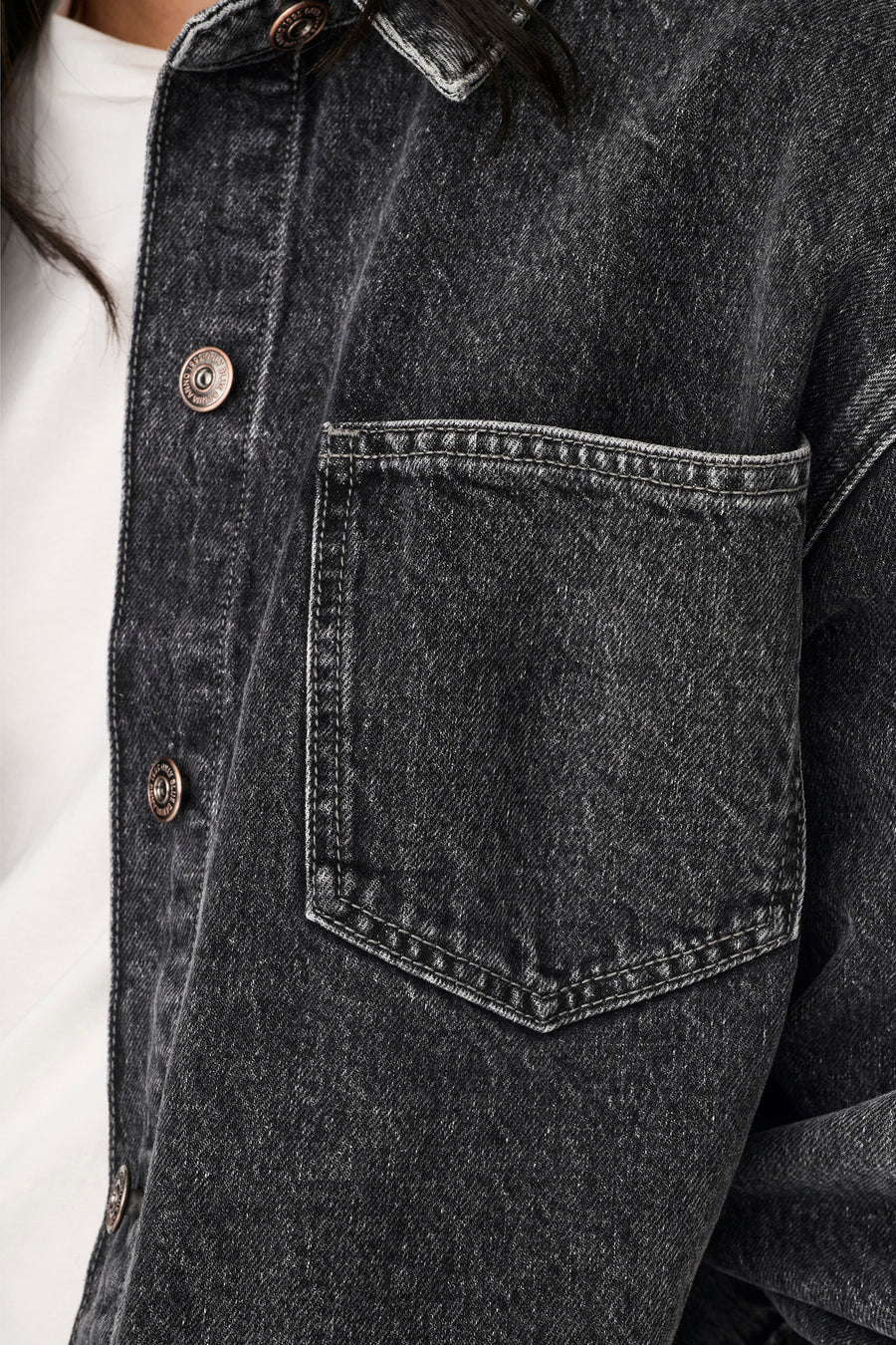Jeansjas Dark grey denim - ONLY®