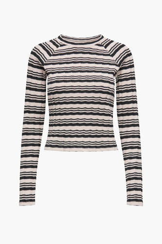 T-shirt (lange mouwen) Ecru - ONLY®