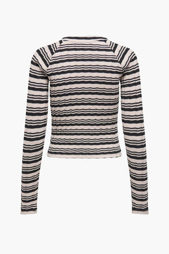 T-shirt (lange mouwen) Ecru - ONLY®