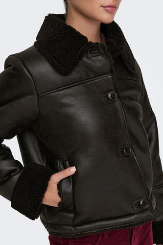 Korte jas Bruin - JDY