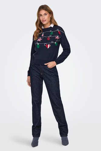 Trui met ronde hals Blauw - ONLY®