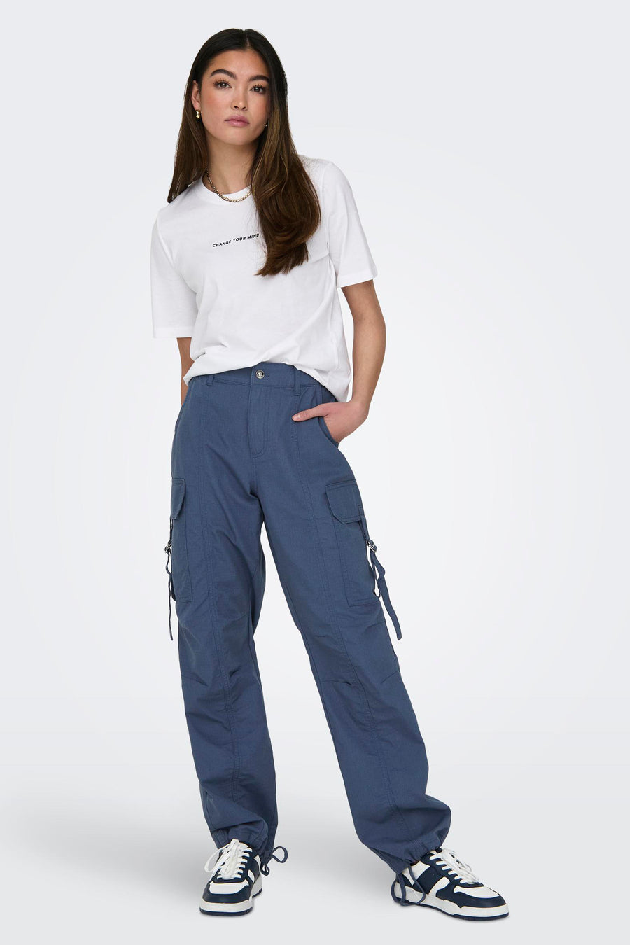 Cargobroek Blauw - ONLY®