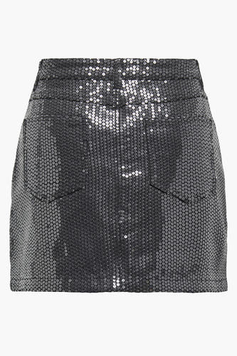 Rok (kort) Zilver - ONLY®