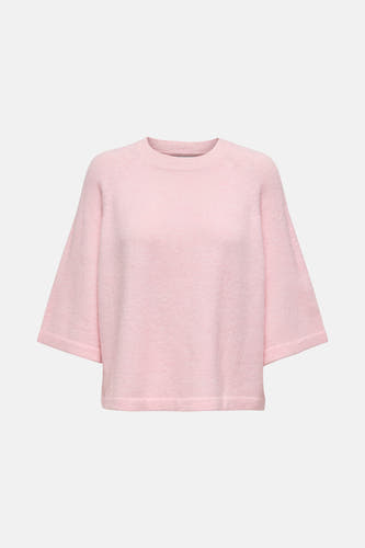 Pull met ronde hals - roze