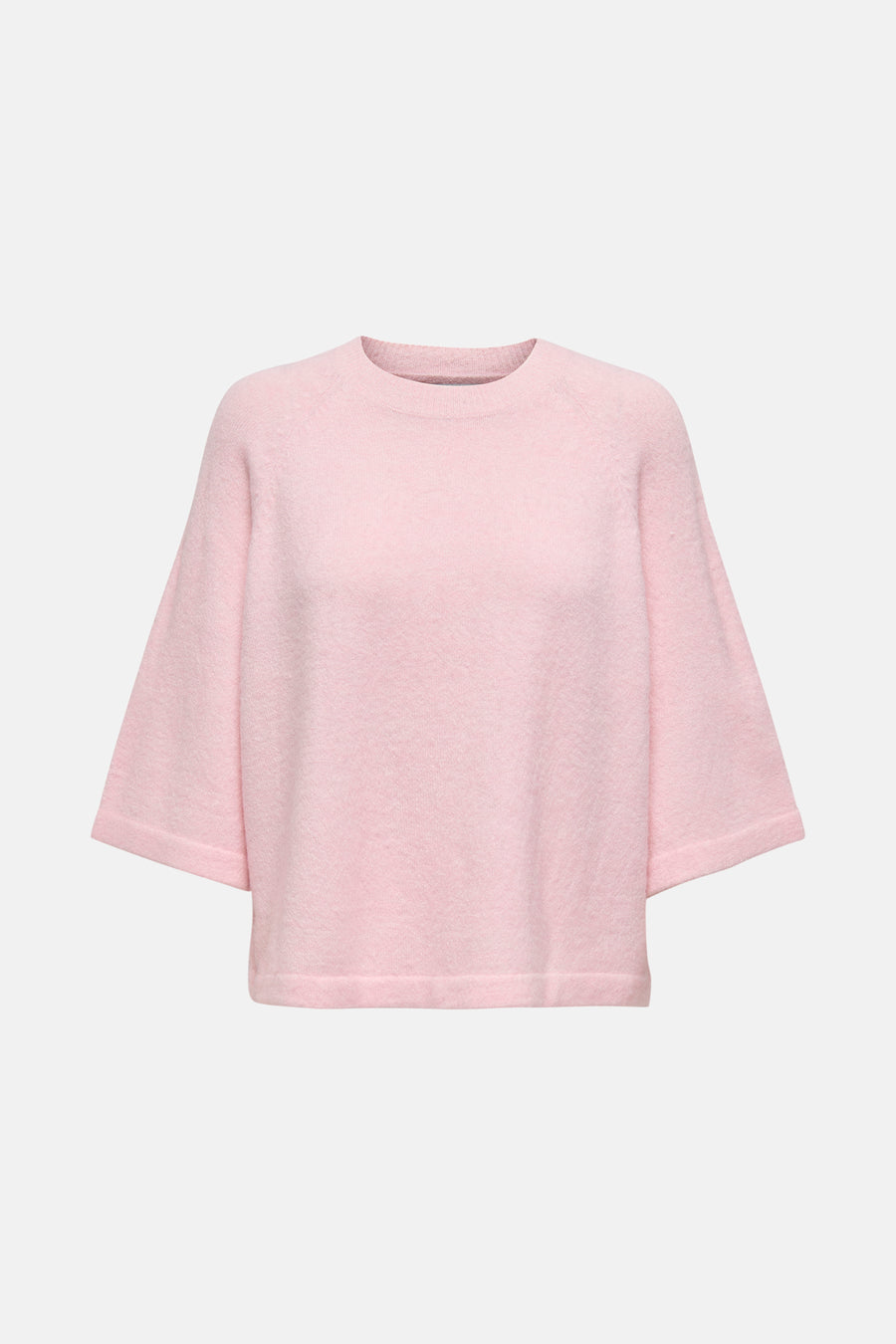 Pull met ronde hals - roze