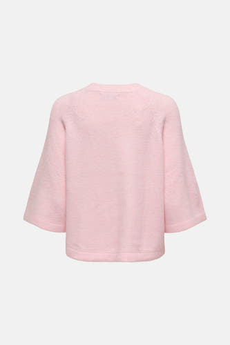 Pull met ronde hals - roze