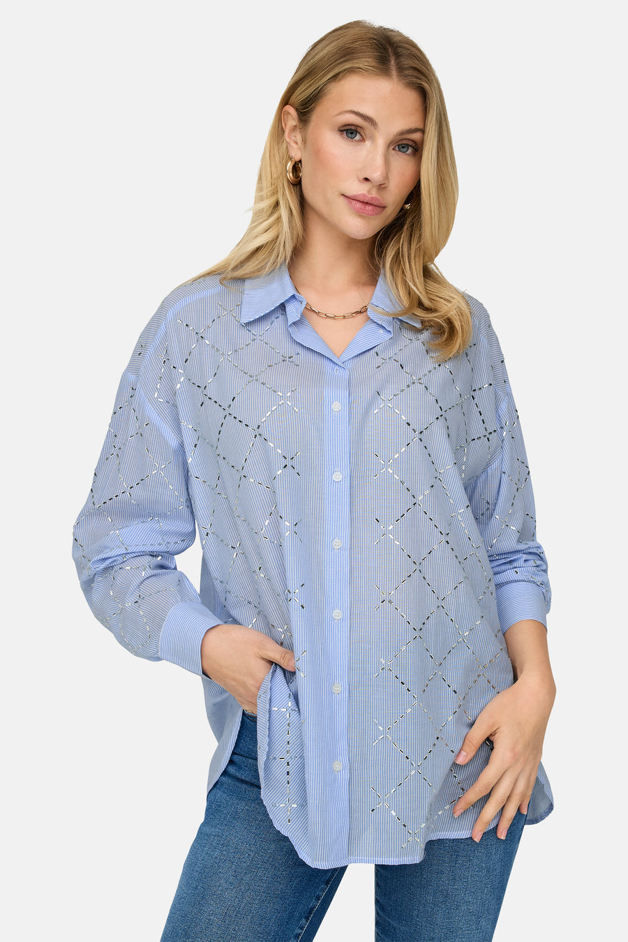 Hemd (lange mouwen) Blauw - ONLY®