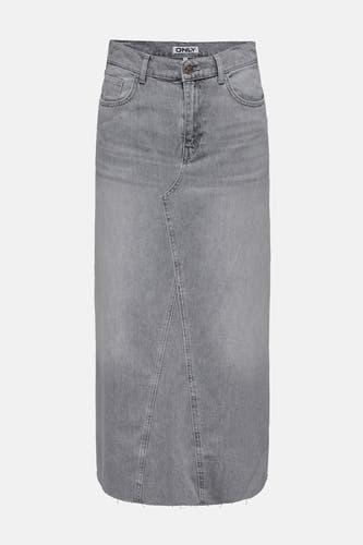 Rok (lang) Light grey denim - ONLY®