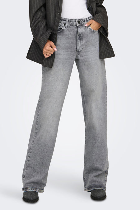 Jeans wide Mid grey denim - ONLY®