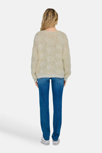 Trui met V-hals Geel - ONLY®