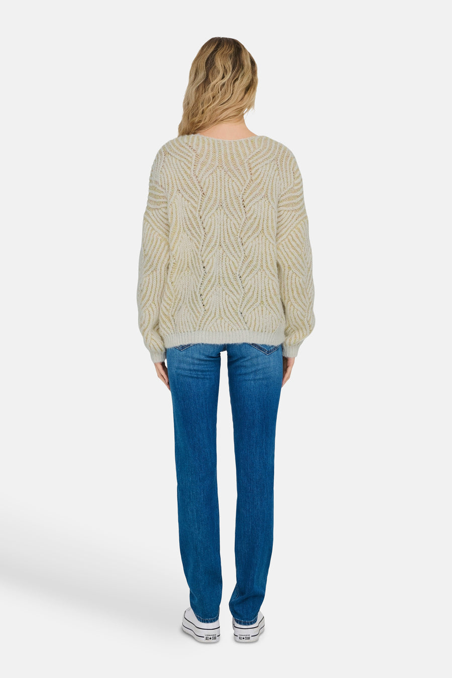 Trui met V-hals Geel - ONLY®
