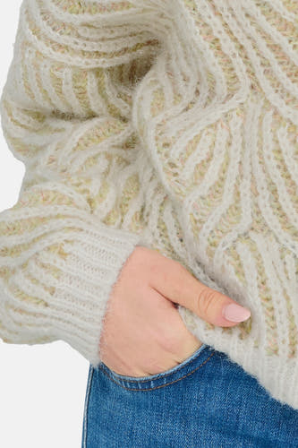 Trui met V-hals Geel - ONLY®