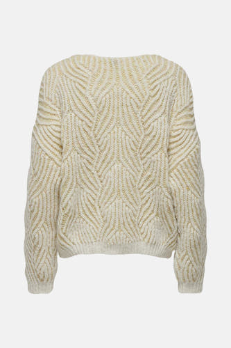 Trui met V-hals Geel - ONLY®