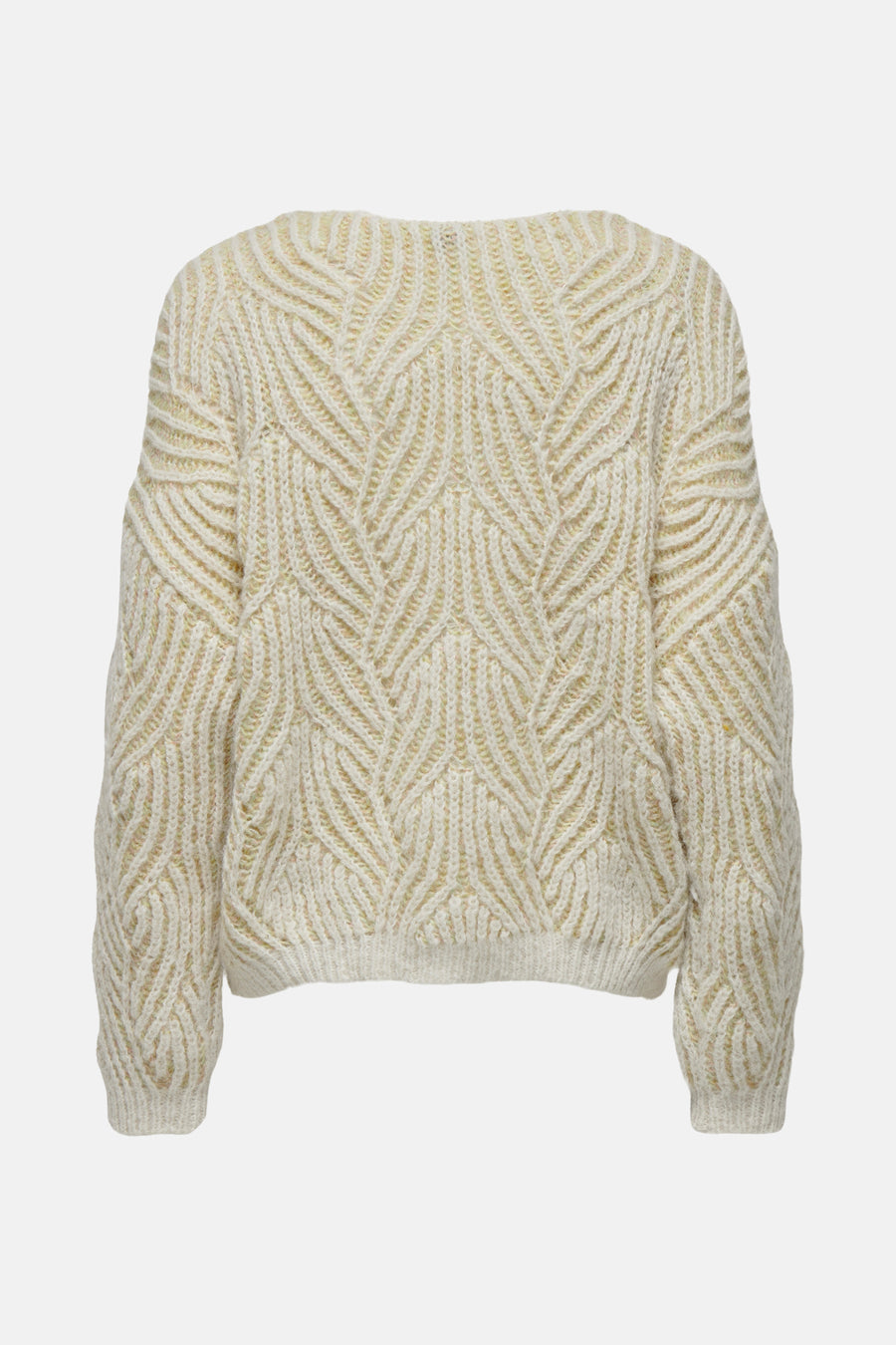 Trui met V-hals Geel - ONLY®