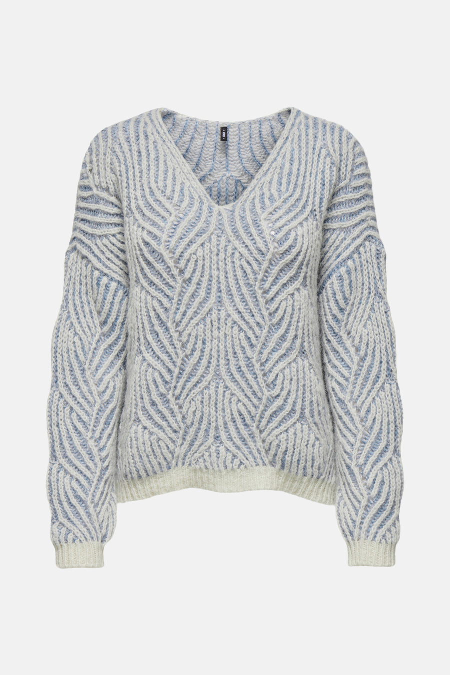 Trui met V-hals Blauw - ONLY®
