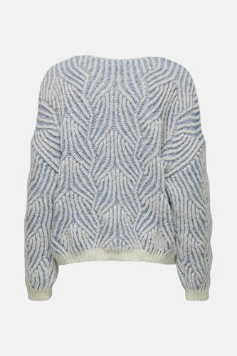 Trui met V-hals Blauw - ONLY®