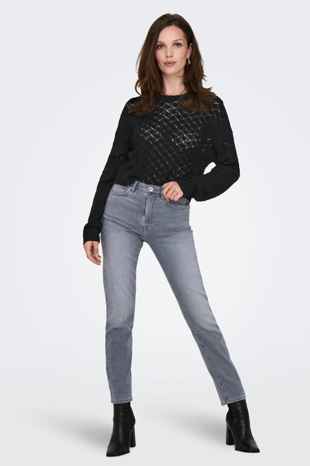 Trui met ronde hals Zwart - ONLY®