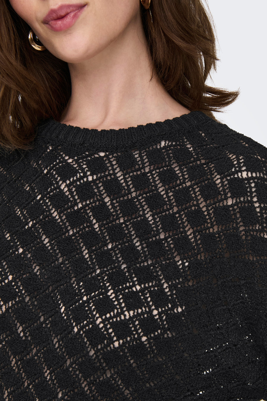 Trui met ronde hals Zwart - ONLY®