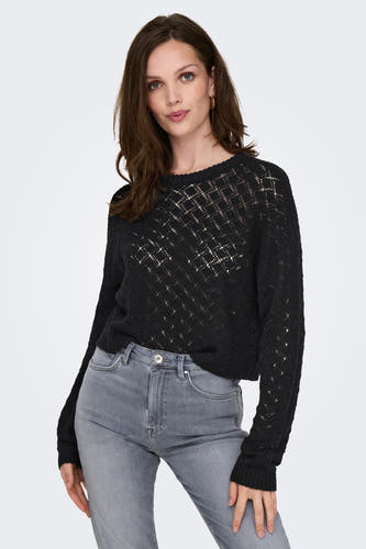 Trui met ronde hals Zwart - ONLY®