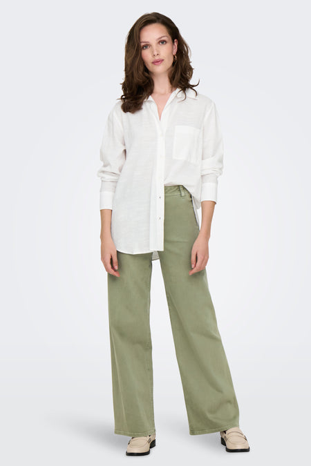 Hemd (lange mouwen) Ecru - ONLY®