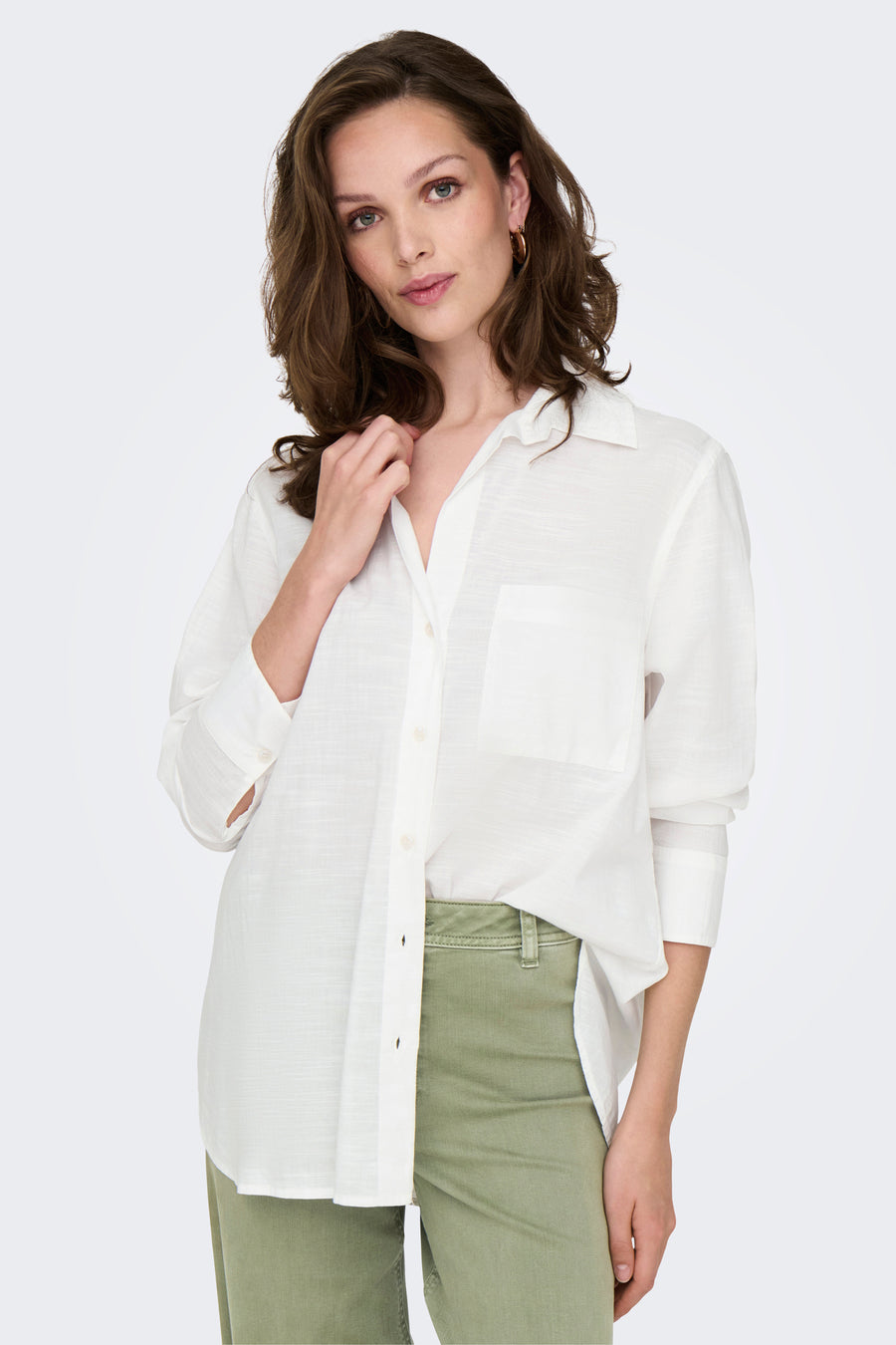 Hemd (lange mouwen) Ecru - ONLY®