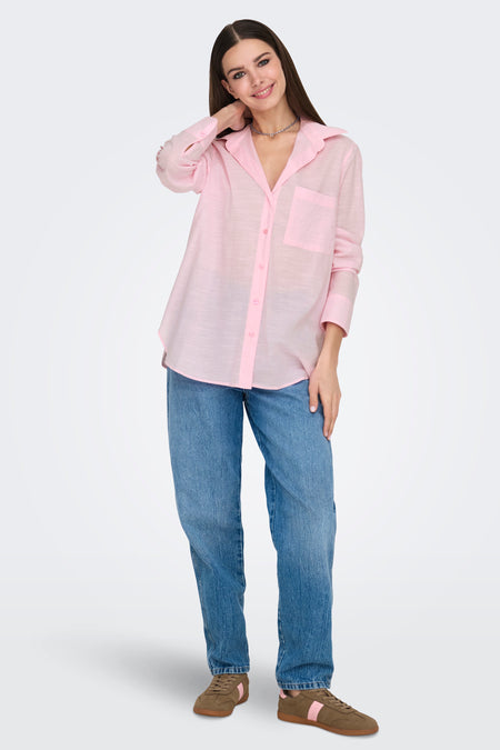 Hemd (lange mouwen) Roze - ONLY®