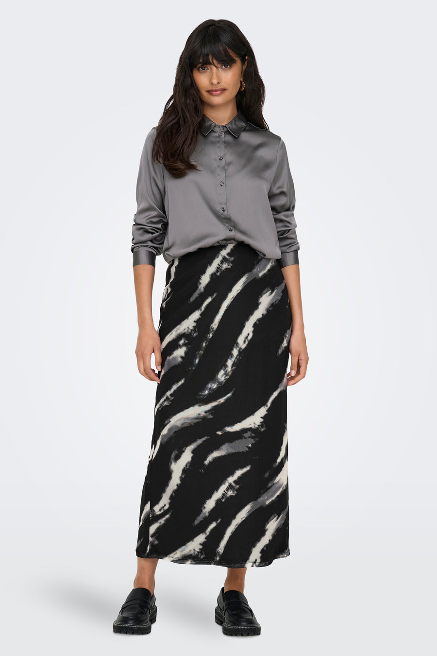Rok 3/4 Grijs - ONLY®