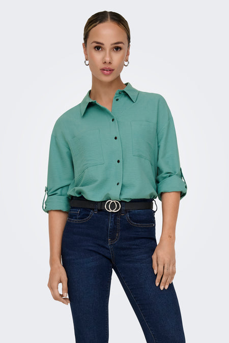 Hemd (korte mouwen) Blauw - JDY