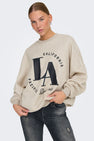 Sweater met ronde hals Beige - ONLY®