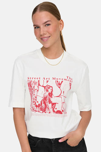 T-shirt (korte mouwen) Wit - ONLY®