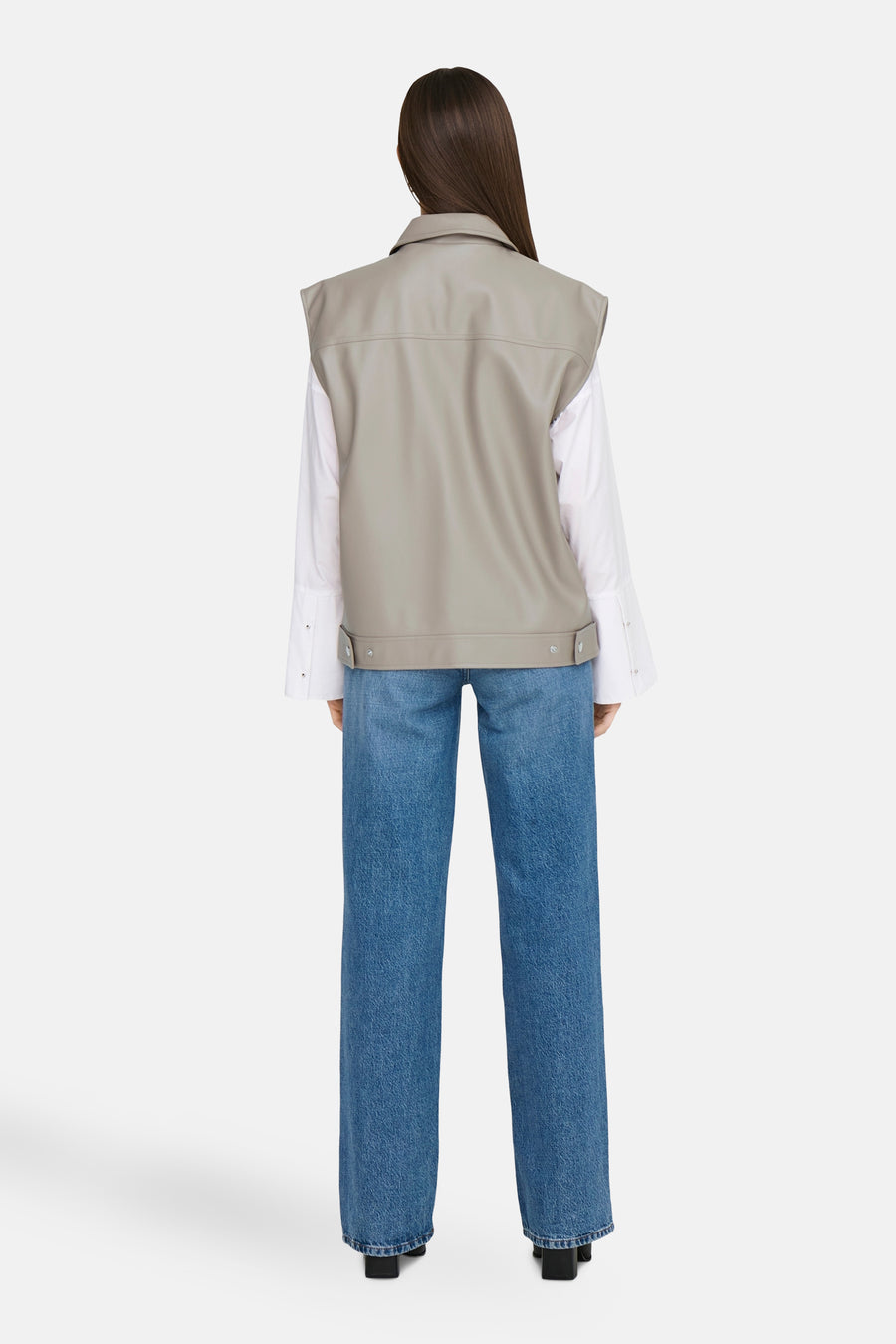 Lederen jas Beige - ONLY®