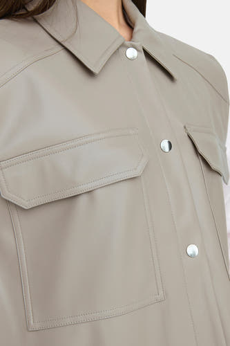 Lederen jas Beige - ONLY®