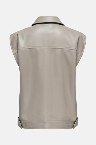Lederen jas Beige - ONLY®