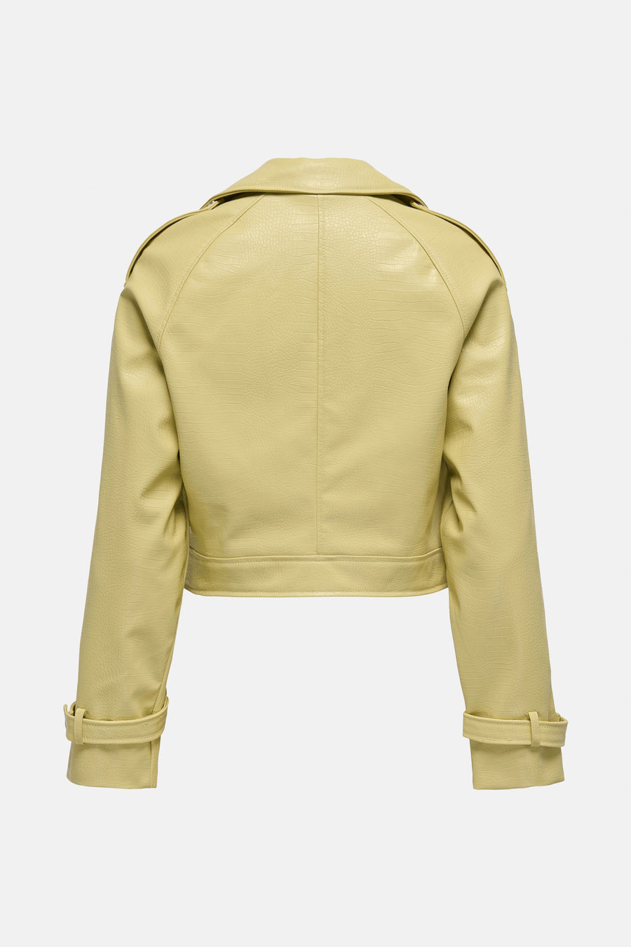 Lederen jas Geel - ONLY®