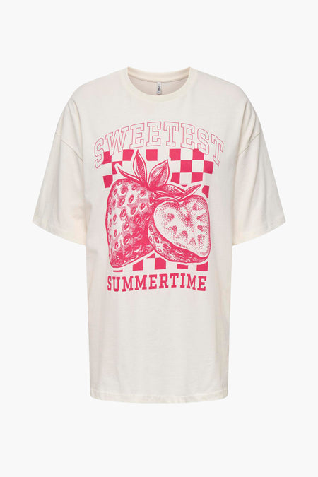 T-shirt (korte mouwen) Wit - ONLY®