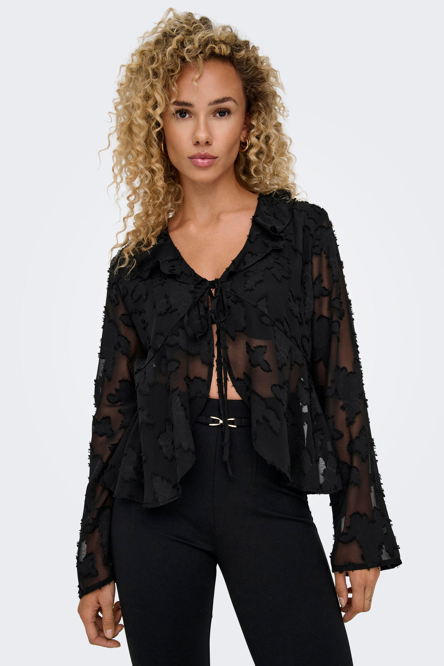 Blouse (lange mouwen) Zwart - ONLY®