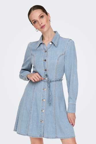 Kleedjes (lange mouwen) Light blue denim - JDY