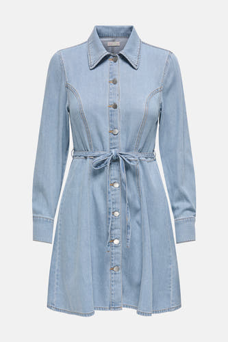 Kleedjes (lange mouwen) Light blue denim - JDY
