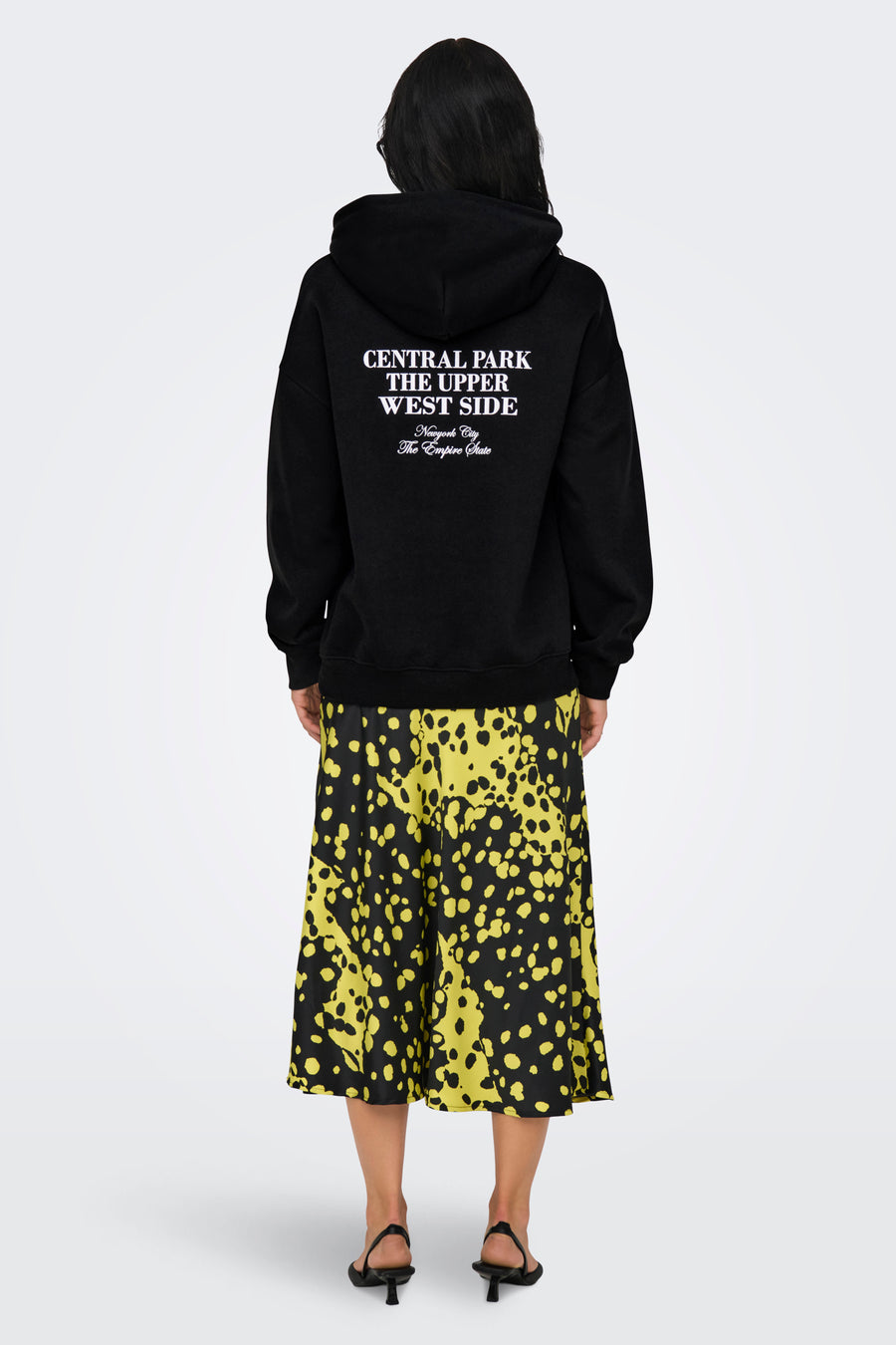 Sweater met kap Zwart - ONLY®