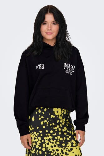 Sweater met kap Zwart - ONLY®