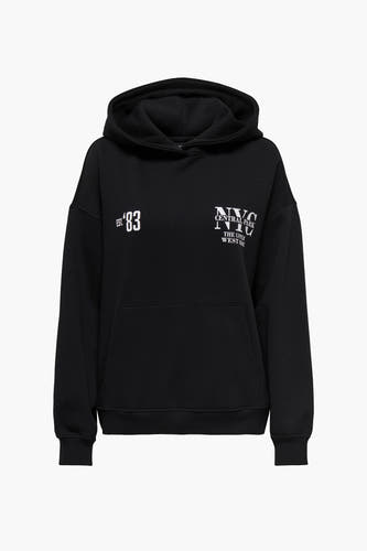 Sweater met kap Zwart - ONLY®