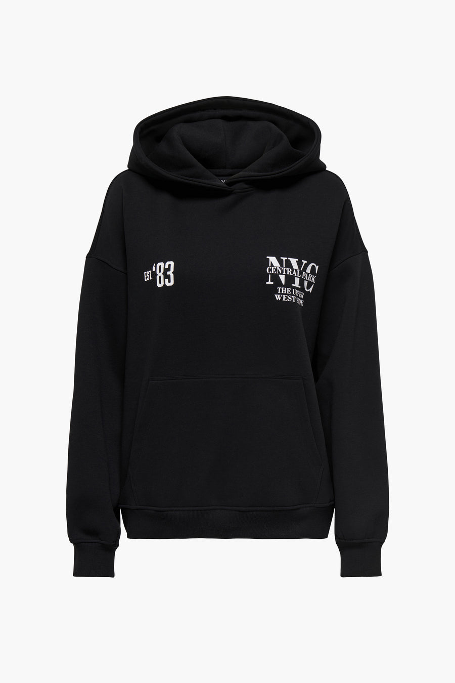 Sweater met kap Zwart - ONLY®
