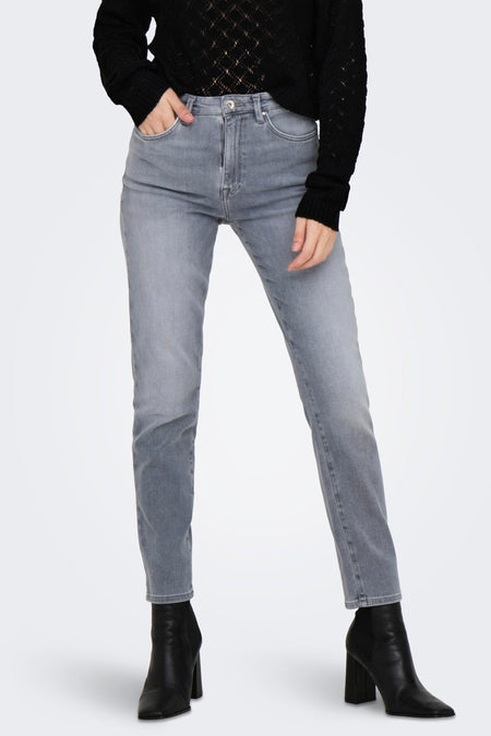 Mom Jeans Mid grey denim - ONLY®