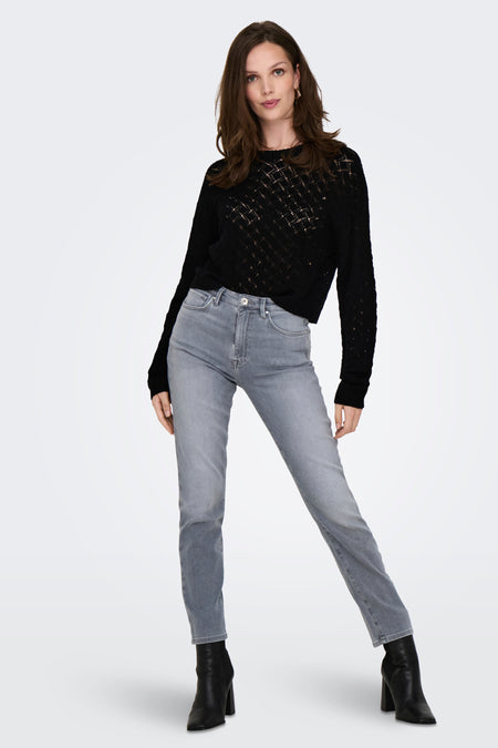 Mom Jeans Mid grey denim - ONLY®