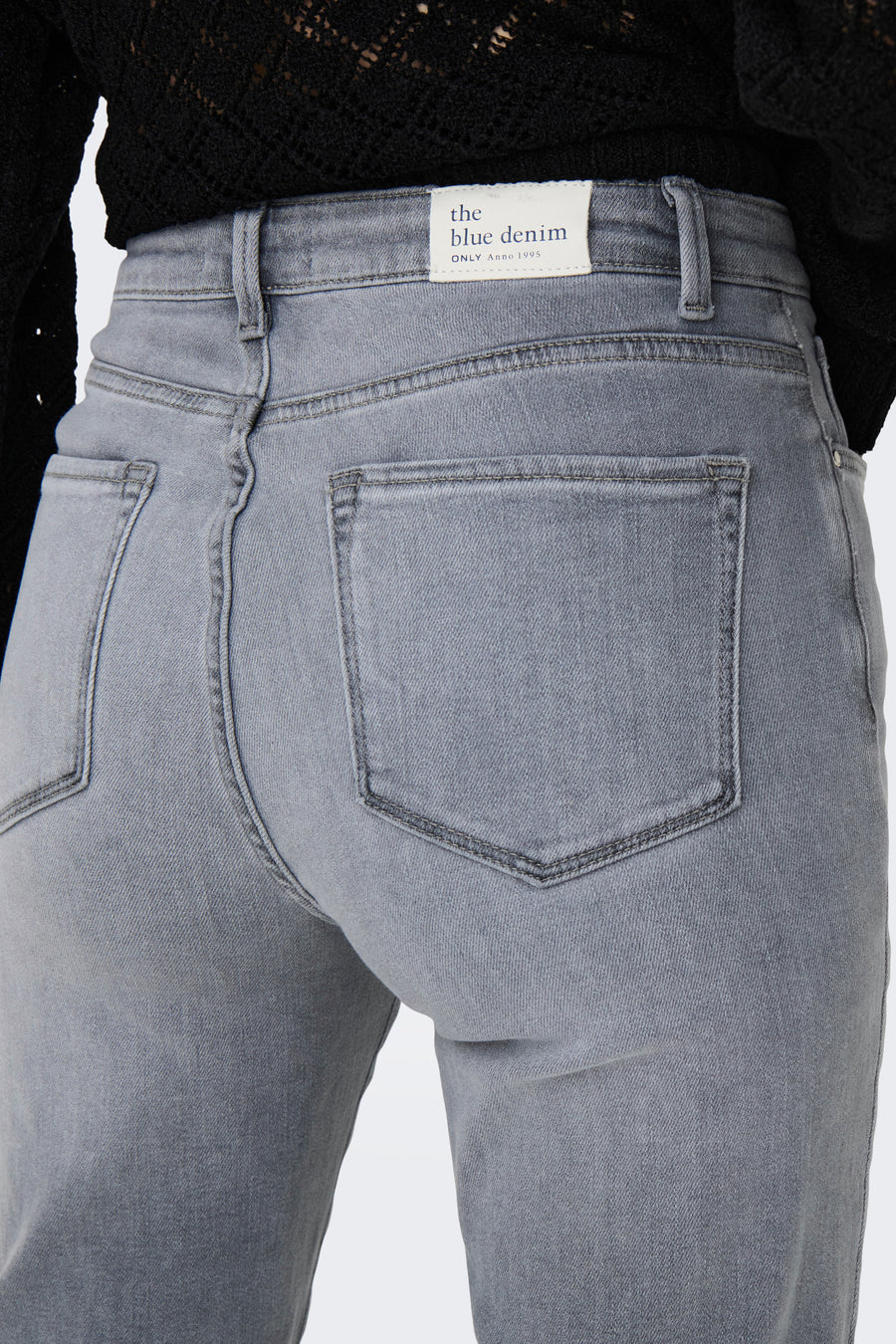 Mom Jeans Mid grey denim - ONLY®